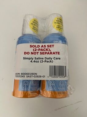 Simply Saline Daily Care 4.4oz 2-Pack